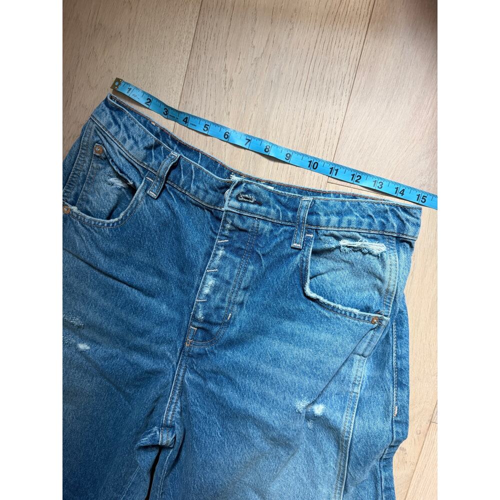 We The Free Good Luck Mid Rise Barrel Leg Jeans Size 28 - Picture 7 of 15